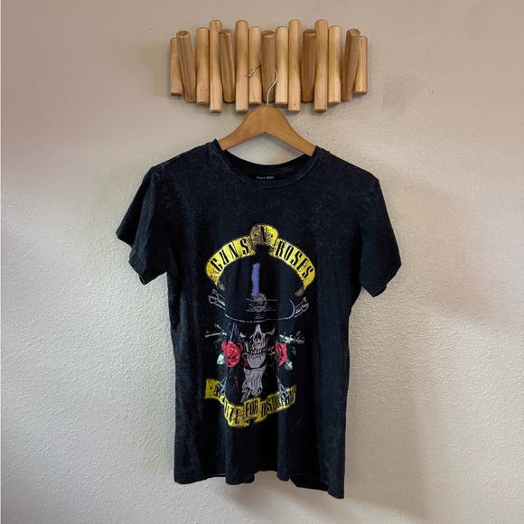 Guns and Roses Acid Wash Band Tee - Picture 1 of 3